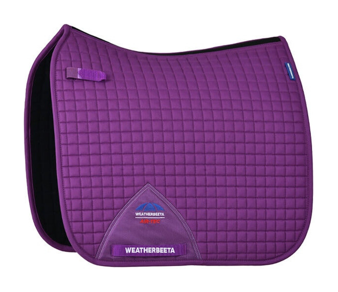 Manta de sela Weatherbeeta Prime Air-Tec Dressage Shaped Preto