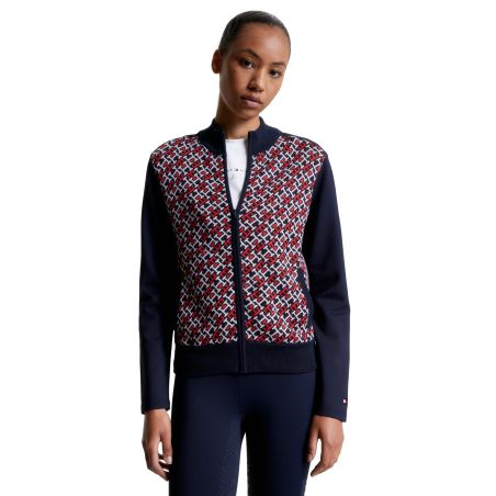 Casaco bomber Tommy Hilfiger Equestrian Amsterdam Monogram feminino