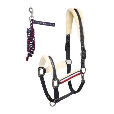 Caveção e guia Tommy Hilfiger Equestrian Yale com pelo