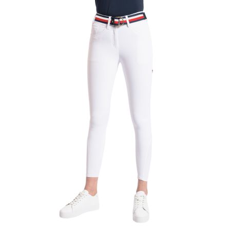 Calças de competição Tommy Hilfiger Equestrian Geneva mulher com grip nos joelhos