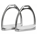 Estribos inoxidáveis por par com base Covalliero