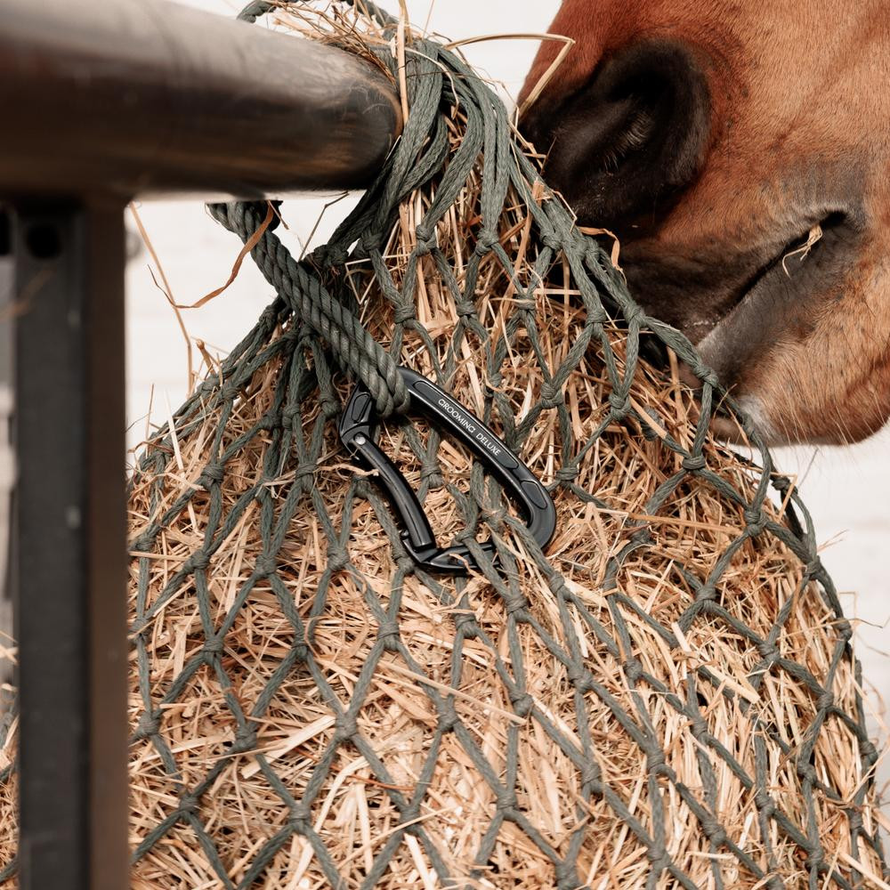 Mousquetão de Alumínio Safety Grooming Deluxe da Kentucky Preto Mousquetão de Alumínio Safety Grooming Deluxe da Kentucky Preto