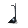 Pá de Estrume e Ancinho Grooming Deluxe da Kentucky - Preto