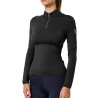 Camada Base Equestrian Stockholm Air Breeze Sunshirt feminina - Edição Noir
