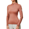 Camada Base Equestrian Stockholm Air Breeze Sunshirt feminina - Coral