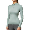 Camada Base Equestrian Stockholm Air Breeze Sunshirt feminina - Verde menta