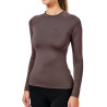 Base Layer Equestrian Stockholm Dynamic feminino de mangas compridas - Mocha moderno
