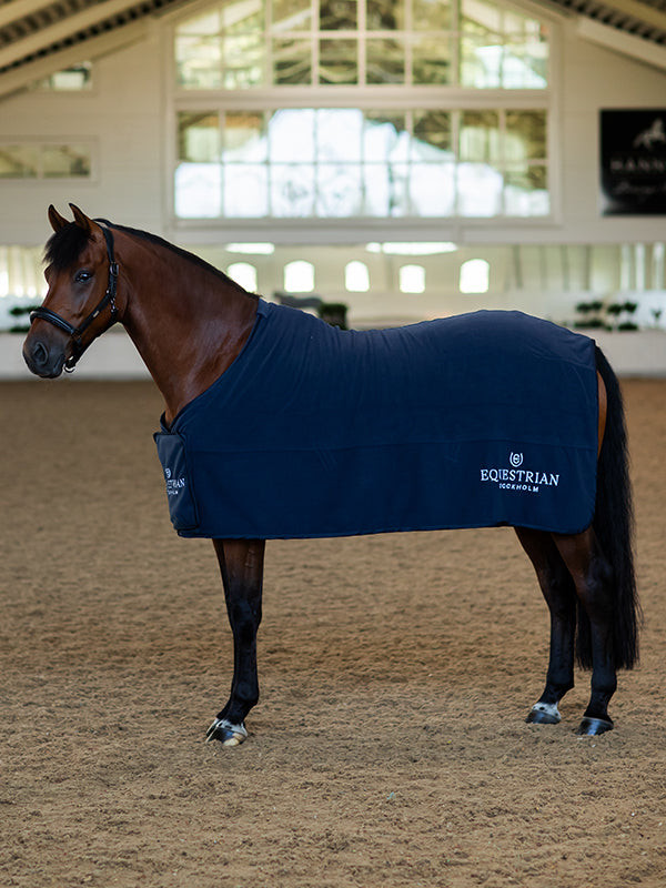 Manta polar Equestrian Stockholm Explore Azul‑meia‑noite