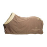 Manta de lã Equestrian Stockholm com pelo - Champanhe