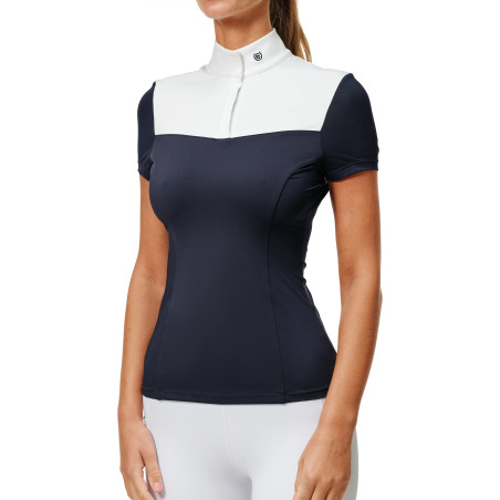 Polo de competição de mangas curtas Equestrian Stockholm refined mulher