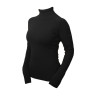 Camisola de gola alta tricotada Equestrian Stockholm mulher - Edição preta