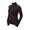 Camisola de gola alta tricotada Equestrian Stockholm mulher - Marrom dourado