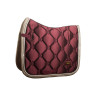 Manta de dressage Equestrian Stockholm - Cristal merlot ouro