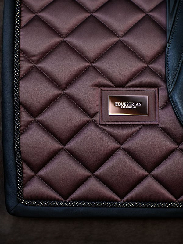 Manta de dressage Equestrian Stockholm Brilho infinito Castanho