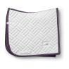 Manta de adestramento Equestrian Stockholm moderna - Branco violeta escuro