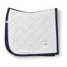 Manta de adestramento Equestrian Stockholm moderna - Branco marinho
