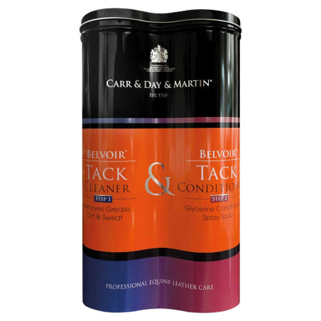 Pack cuidado do couro Belvoir Duo Step 1 + Step 2 Carr & Day & Martin