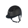 Capacete Alarion Diamond HKM - Preto / prateado