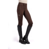 Legging Lana II Style assento 1/1 em silicone HKM - Castanho escuro