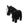 Peluche Cuddle Horse HKM - Preto
