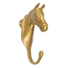 Suporte para cabeça de cavalo HKM - Dourado