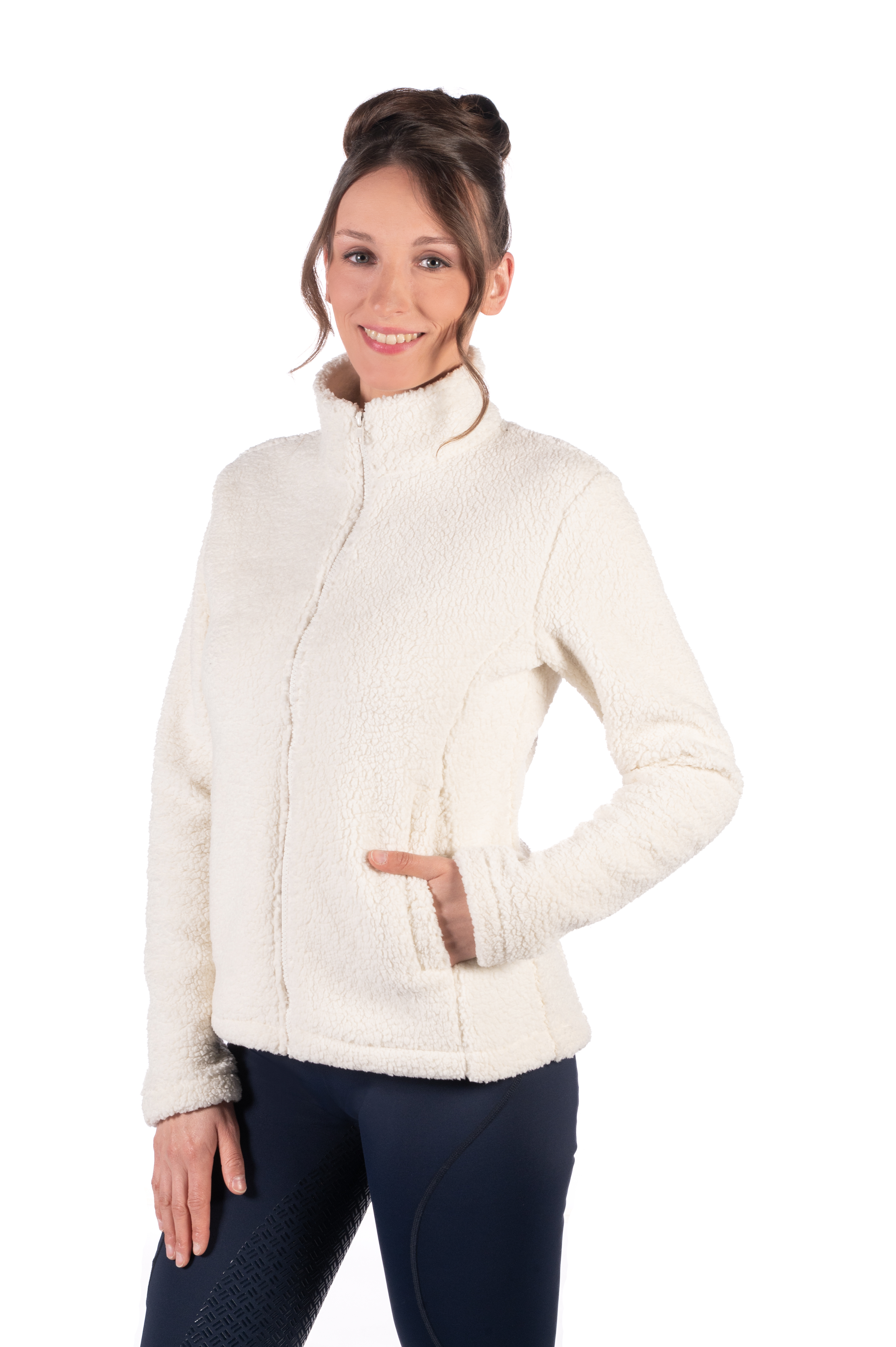 Casaco polar Cloud HKM Creme Bege Casaco polar Cloud HKM Creme Bege