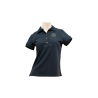 Polo piqué de manga curta Flags & Cup feminino Anzia - Marinho