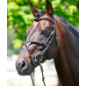 Bridão Tattini com muserola cruzada - Preto