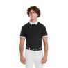 Camisa de concurso Horse Pilot de mangas curtas Aerolight homem - Preto
