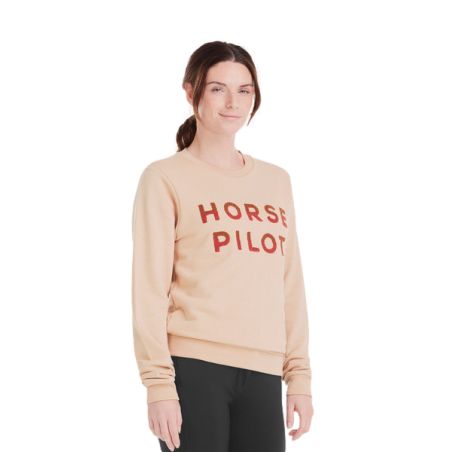 Sweatshirt de equitação Horse Pilot Team Shirt mulher