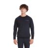 Sweatshirt de equitação Horse Pilot em lã merino masculino - Noite escura