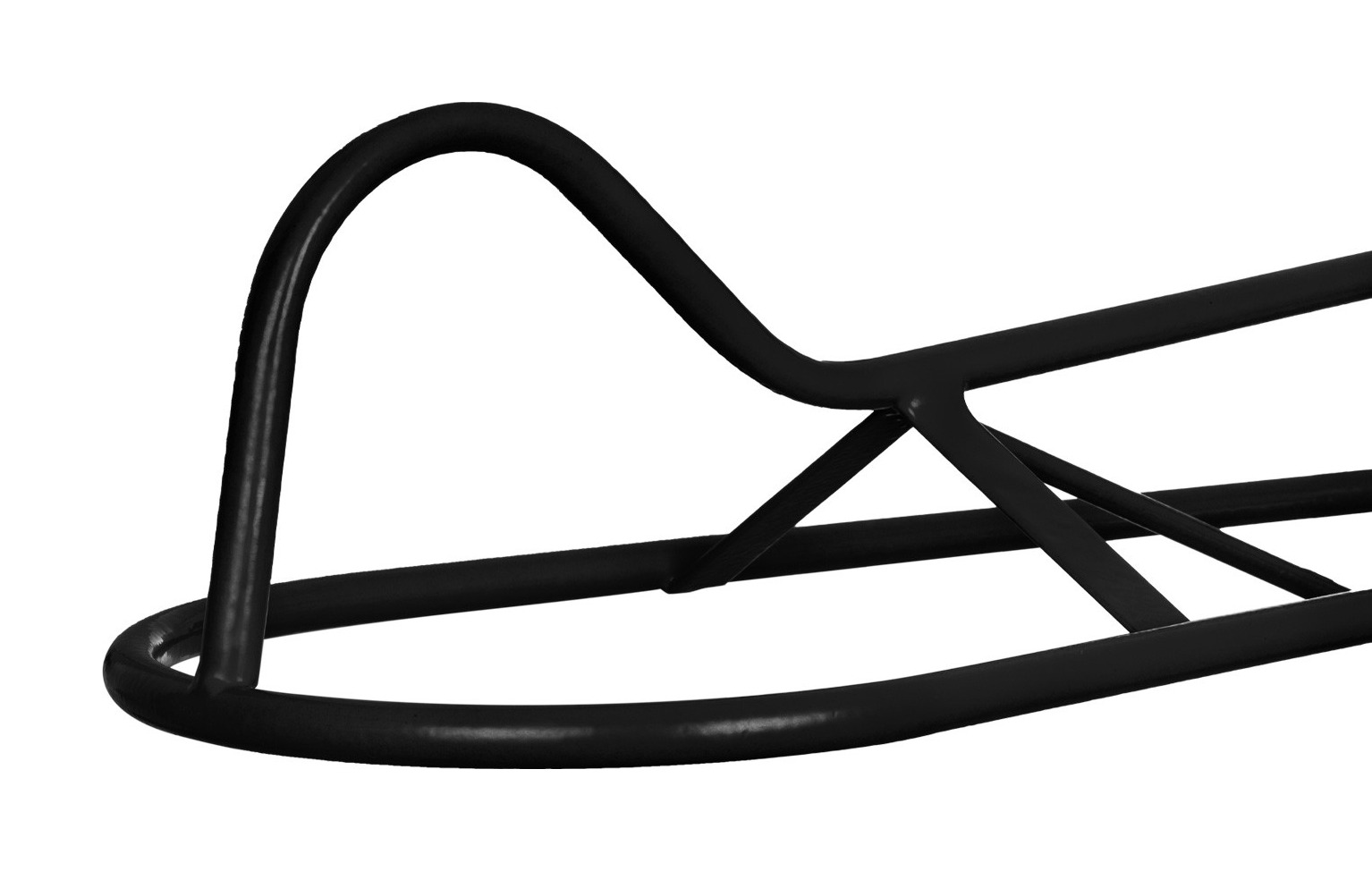 Suporte de Sela Western de Parede Fixo Umbria Equitazione Preto
