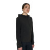 Casaco softshell ajustado com fecho corta-vento feminino Equestro - Preto