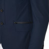 Casaco de competição perfurado masculino 3 botões Equestro - Blazer marinho