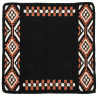 Tapete navajo Westride by Franck Perret Dakota - Preto / castanho