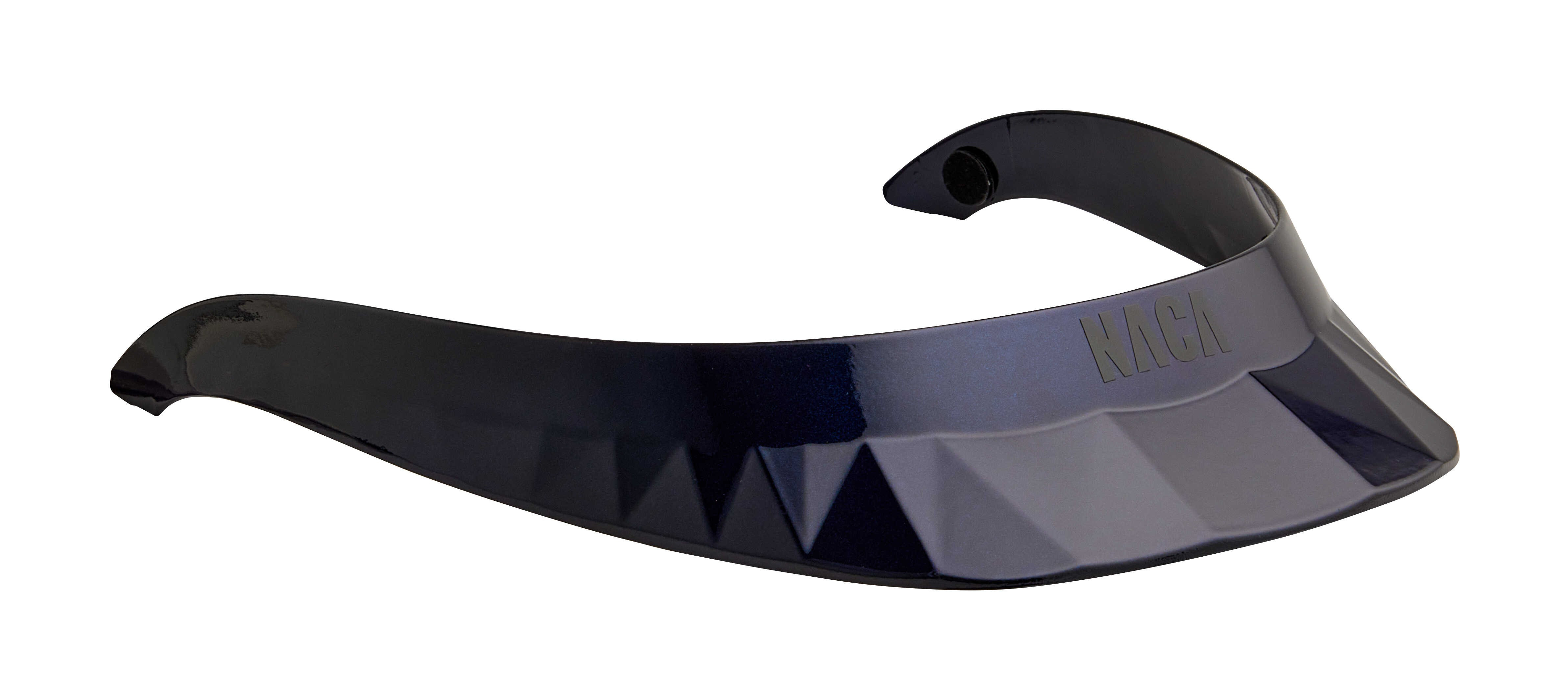 Viseira para capacete de equitação Naca Azul brilhante / preto Viseira para capacete de equitação Naca Azul brilhante / preto