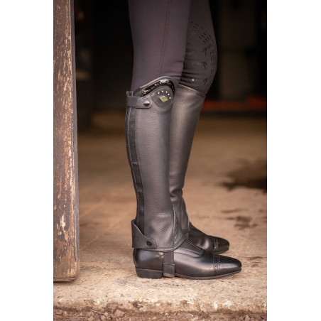 Mini-chaps Pénélope Prisca couro