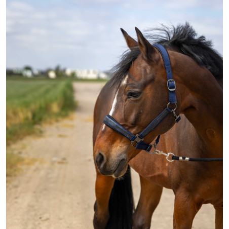 Caveção Equithème Nylon Strass