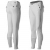 Calça com reforços de silicone Horze Grand Prix masculino - Branco