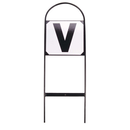 12 letras de adestramento Hippotonic em armação metálica