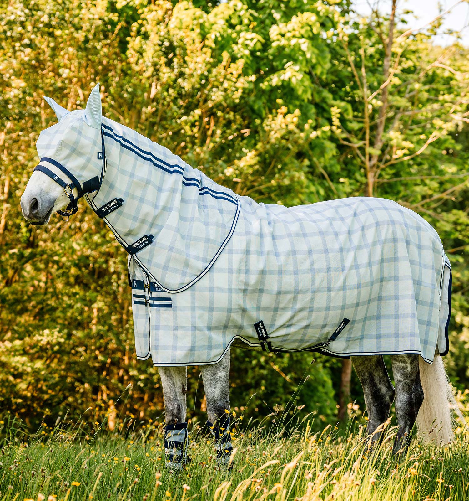 Camisa antimosca para pônei Horseware® Newmarket Marine witney Azul-marinho