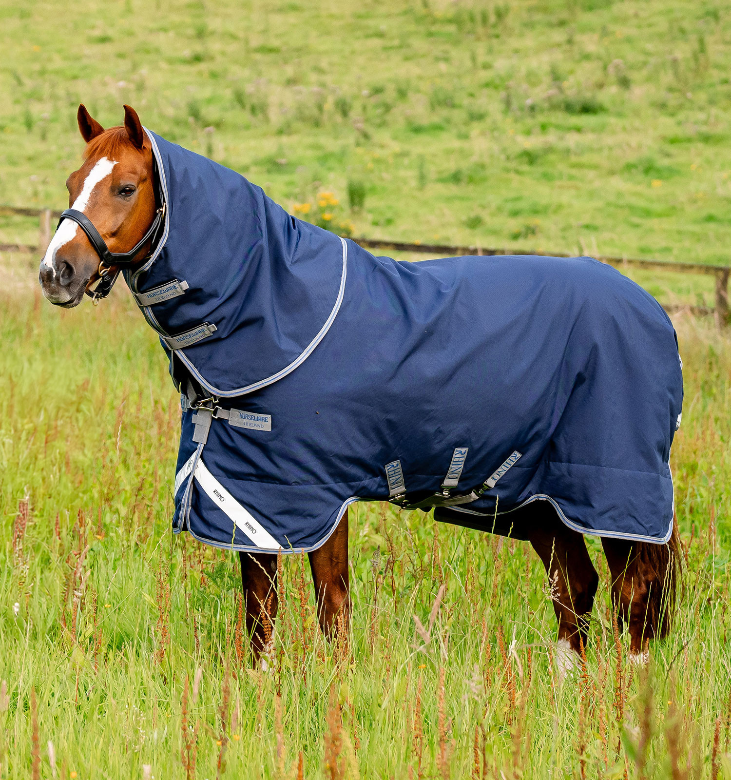 Cobertor Horseware Rhino Plus Turnout lite 100 g Marinho / cinza titânio / azul clássico Azul-marinho Cobertor Horseware Rhino Plus Turnout lite 100 g Marinho / cinza titânio / azul clássico Azul-marinho