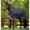 Cobertura Horseware Rhino Wug Vari-Layer 450g - Preto / xadrez branco cinza