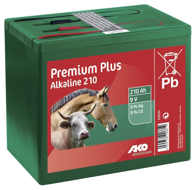 Pilha alcalina 9 V para cerca