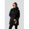 Casaco acolchoado aquecido longo Jadine Horze inverno - Preto