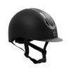 Capacete Equestro unissex Azael com roda de ajuste traseira com EN 1384-2023 - Preto / gunmetal