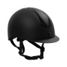 Capacete Equestro unissex Azael com roda de ajuste traseira com EN 1384-2023 - Preto / preto brilhante