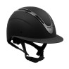 Capacete feminino Equestro Apocalypse com casco fosco homologado EN 1384-2023 - Preto / gunmetal