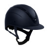 Capacete feminino Equestro Apocalypse com casco fosco homologado EN 1384-2023 - Marinho / marinho brilhante