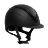 Capacete unissex Equestro Apocalypse casco fosco EN 1384-2023 - Preto / preto brilhante